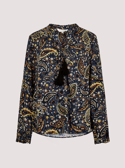 Paisley Boho Blouse