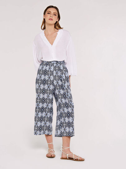 Ikat tile culotte