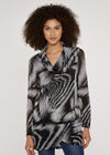 Abstract Mesh Top, Black, large