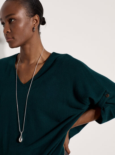 Soft Touch Oversized Batwing Top
