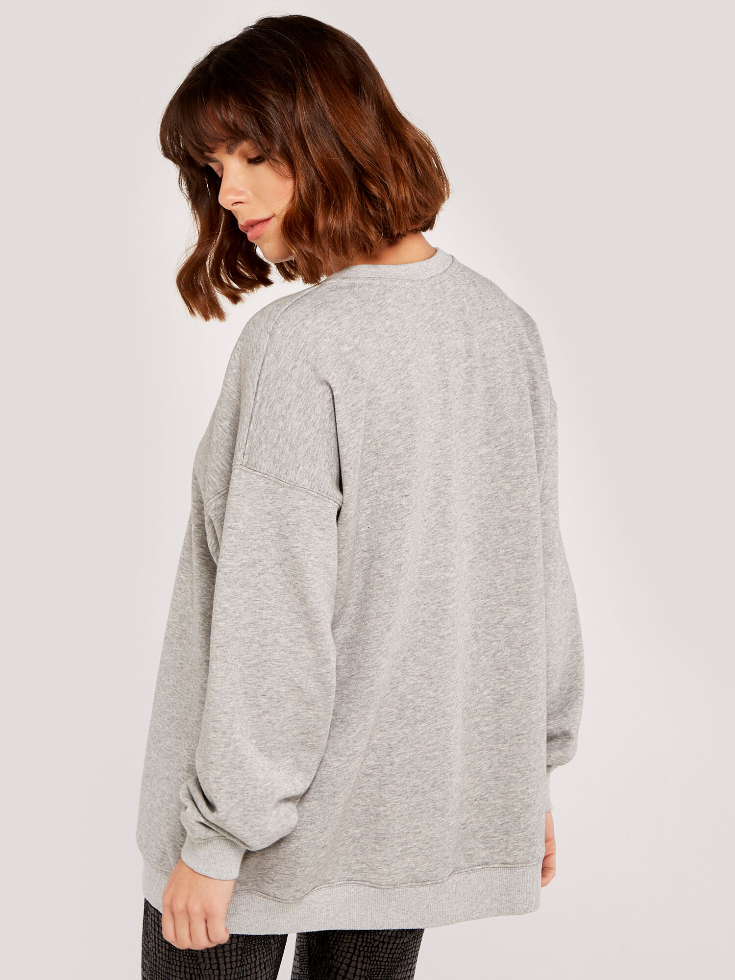 Good Vibes Oversized Jumper Apricot Clothing