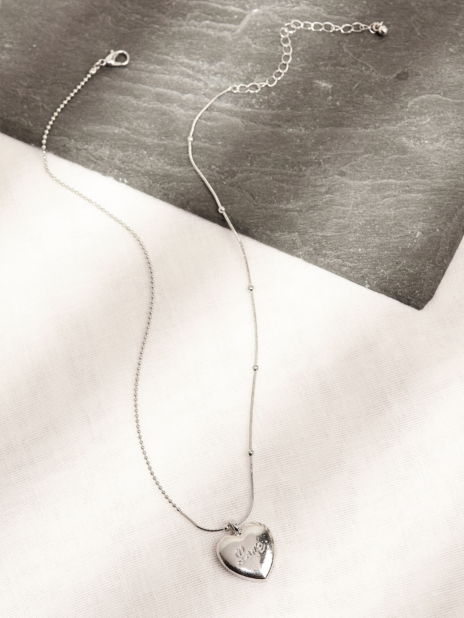Womens love heart necklace on sale
