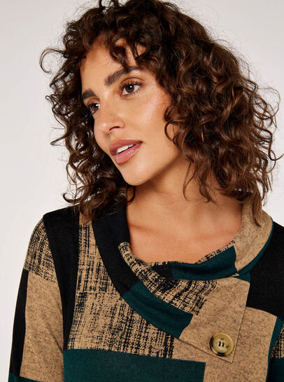 Colour Block Swing Mini Dress