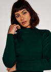 Bodycon Midi Dress, Green, large