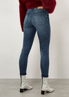 Sienna Glitter Sparkle Skinny Jeans, Navy, large