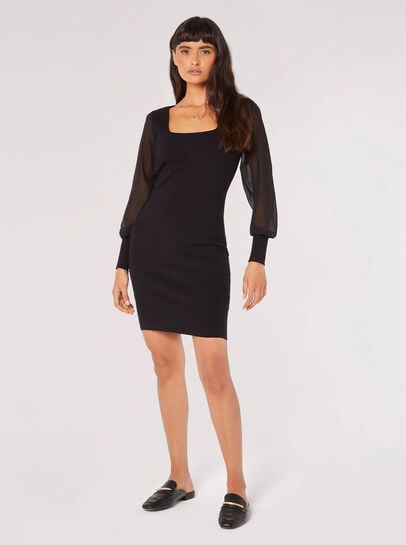 Bodycon Knitted Mini Dress