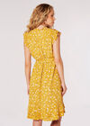 Daisy Floral Mini Dress, Mustard, large