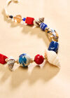 Beaded Leaf Cord Necklace, Assorted, large
