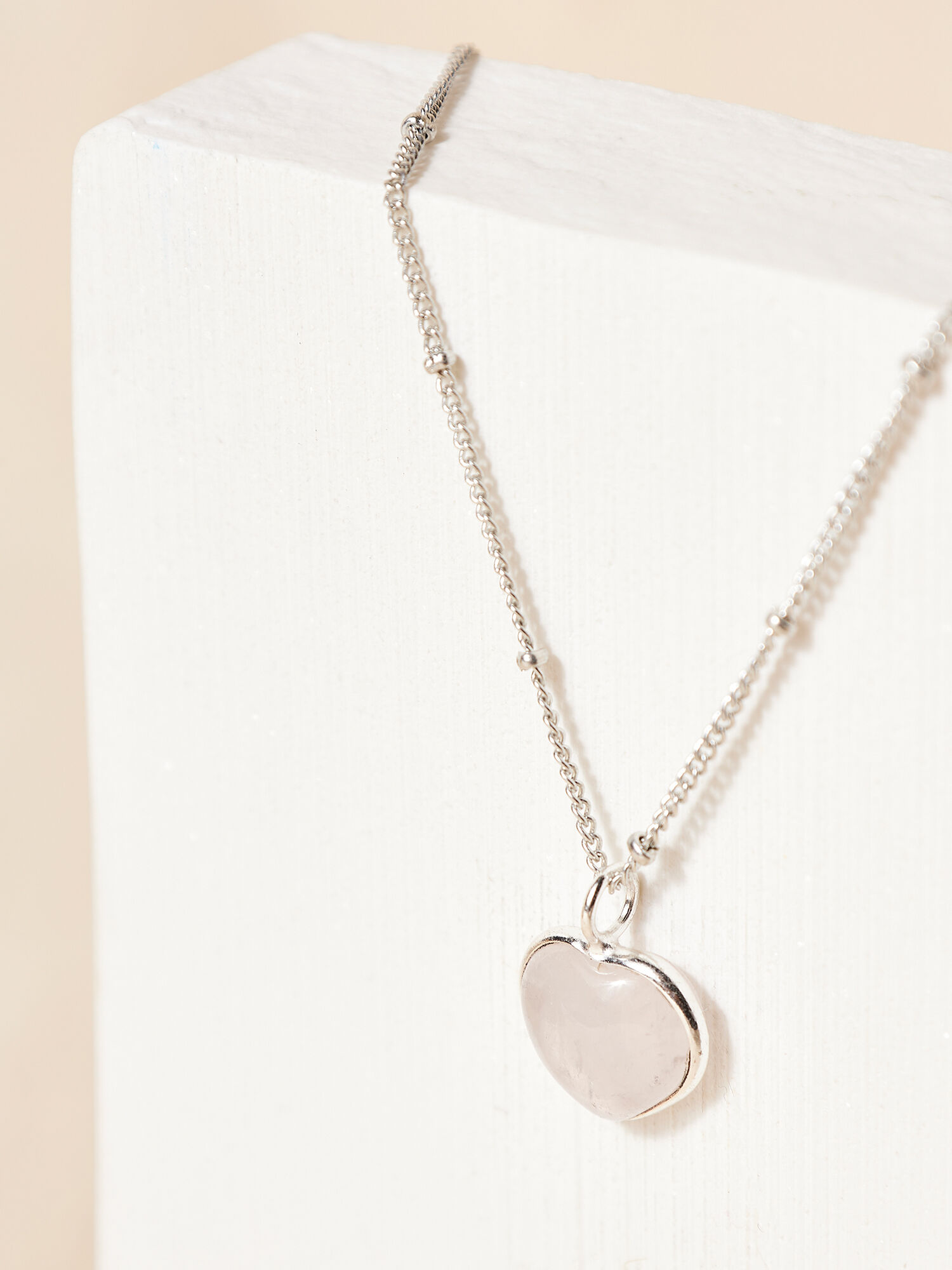 Pink heart gold clearance necklace