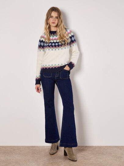 Chunky Knit Fair Isle Jumper