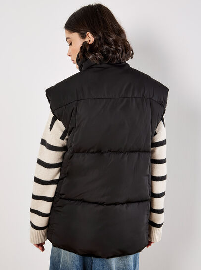 Reversible Oversized Puffer Gilet