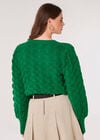 Bubble Knit Jumper, Green, large