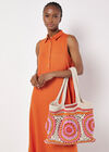 Colourful Crochet Tote Bag, Assorted, large
