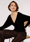 Bar Back Batwing Jumper, Black, large