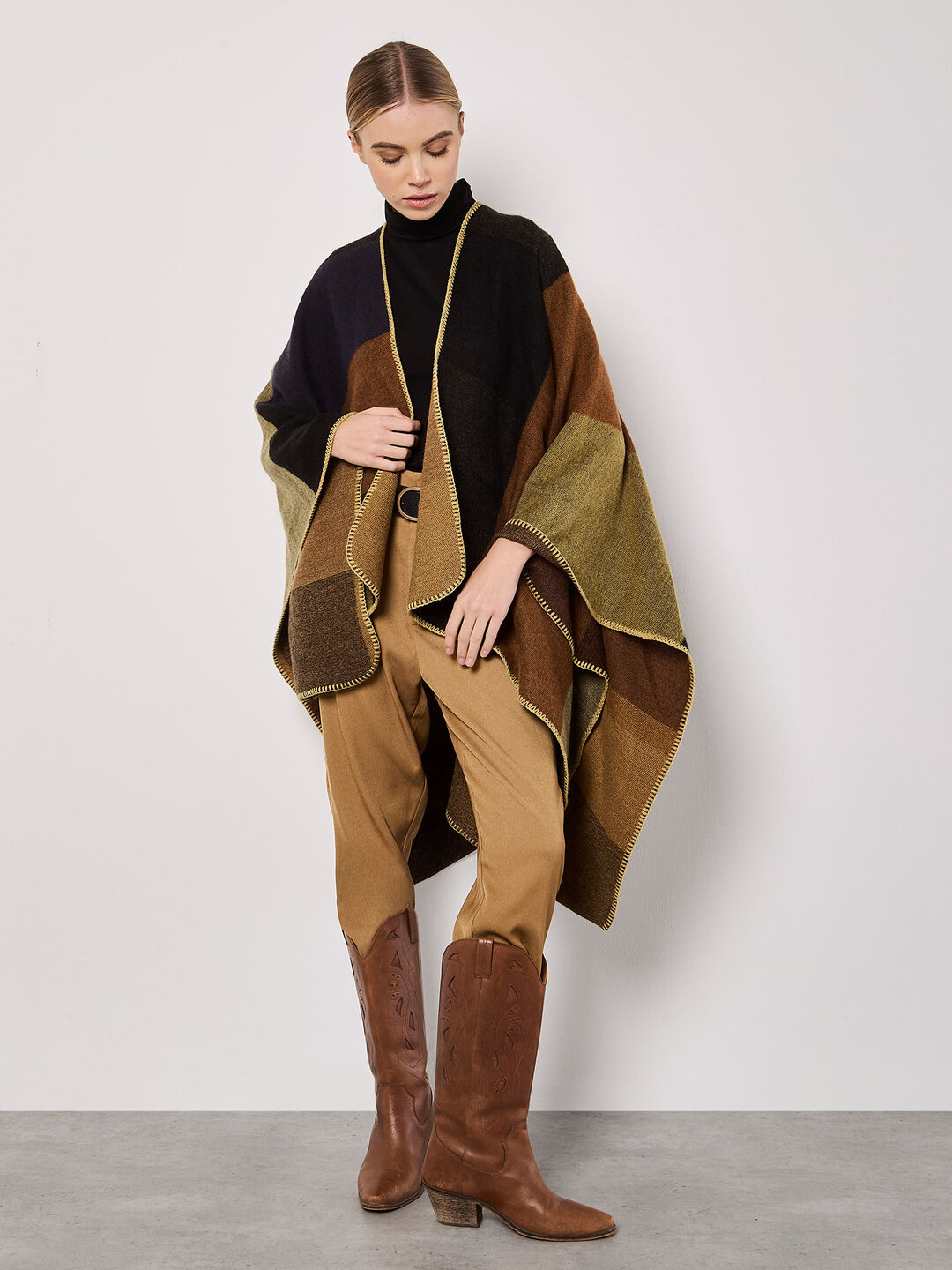 Boho Pattern Blanket Cape