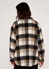 Check Shacket, Stone, large