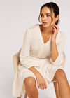 Diamond Jacquard Mini Dress, White, large