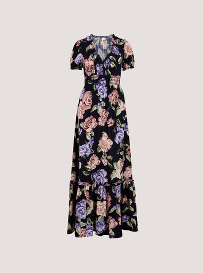 Chloe Floral Wrap Maxi Dress