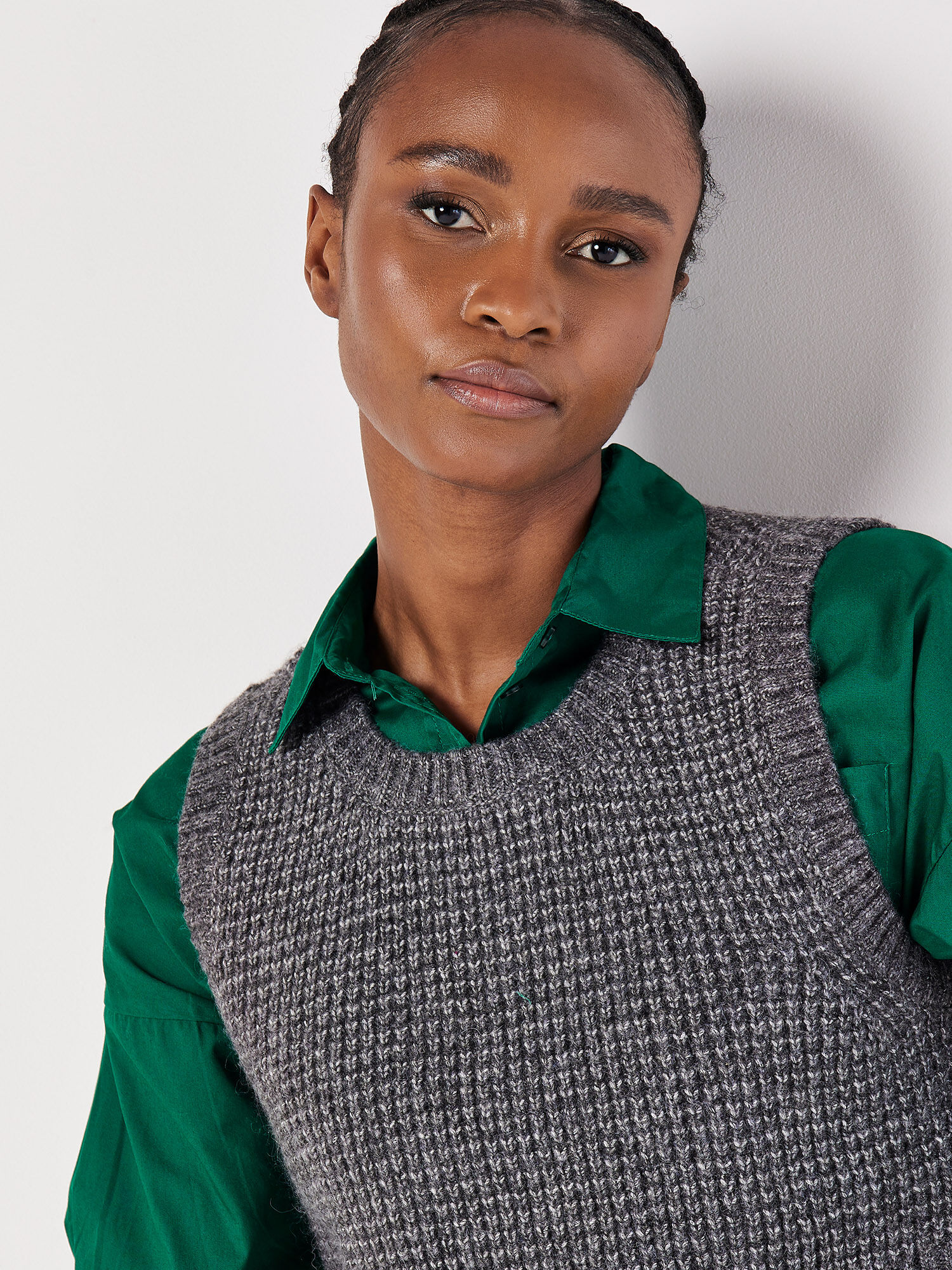 Cropped vest top sales