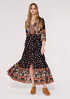 Vintage Blossom Midaxi Dress, Black, large