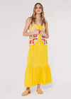 Twill Cami Maxi Dress, Yellow, large
