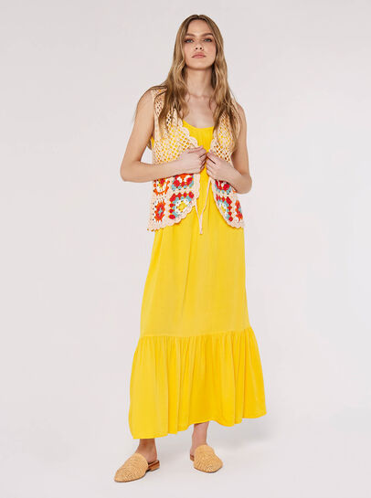Twill Cami Maxi Dress