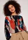 Paintstroke Sweatshirt, Orange, large