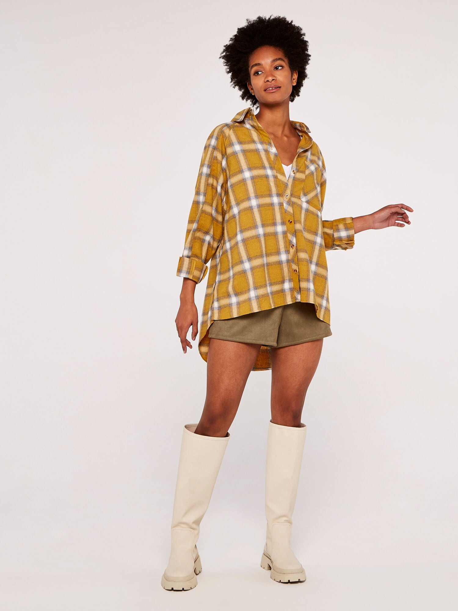 Oversized Plaid Shirt