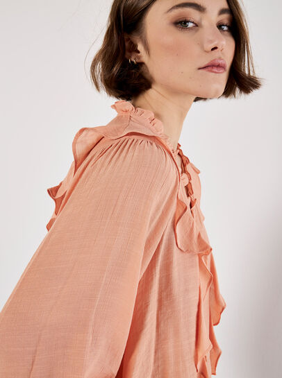 Lightweight Ruffle Blouse