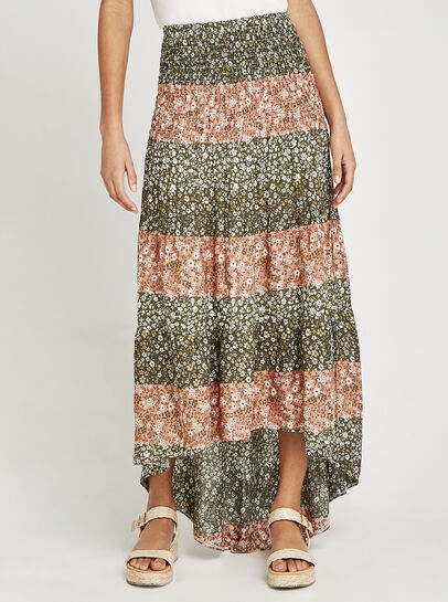 Mix And Match Ditsy Print Skirt
