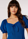 Tie Detail Midi Dress, Blue, large