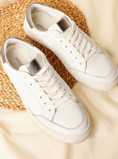 White Leather Trainers
