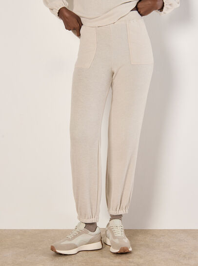 Soft Textured Joggers