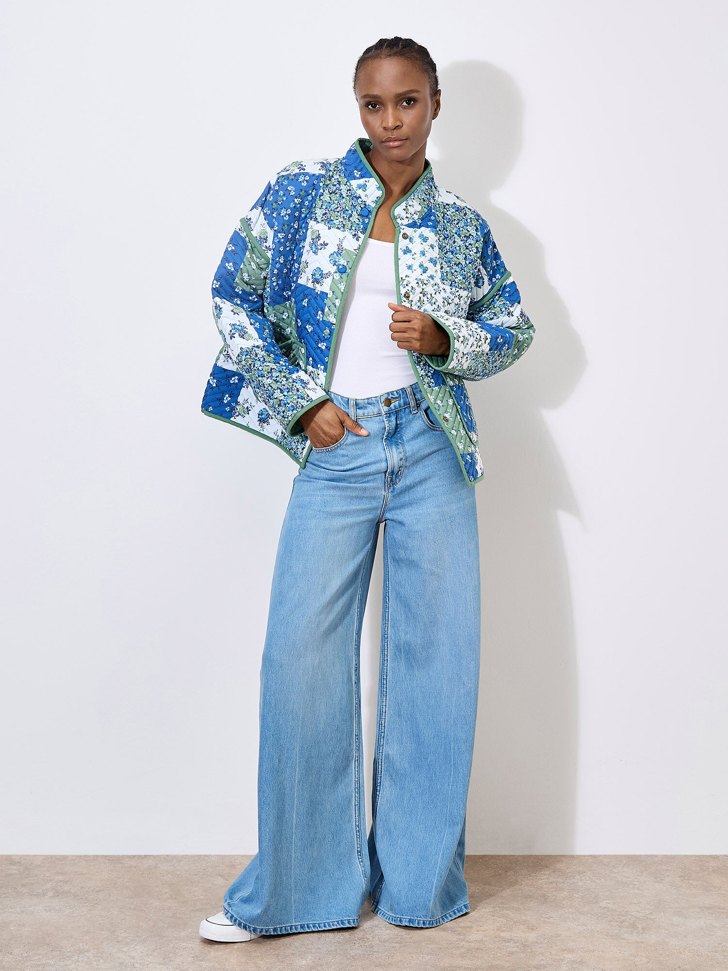 Patchwork Quilted Reversible Jacket | Apricot Clothing