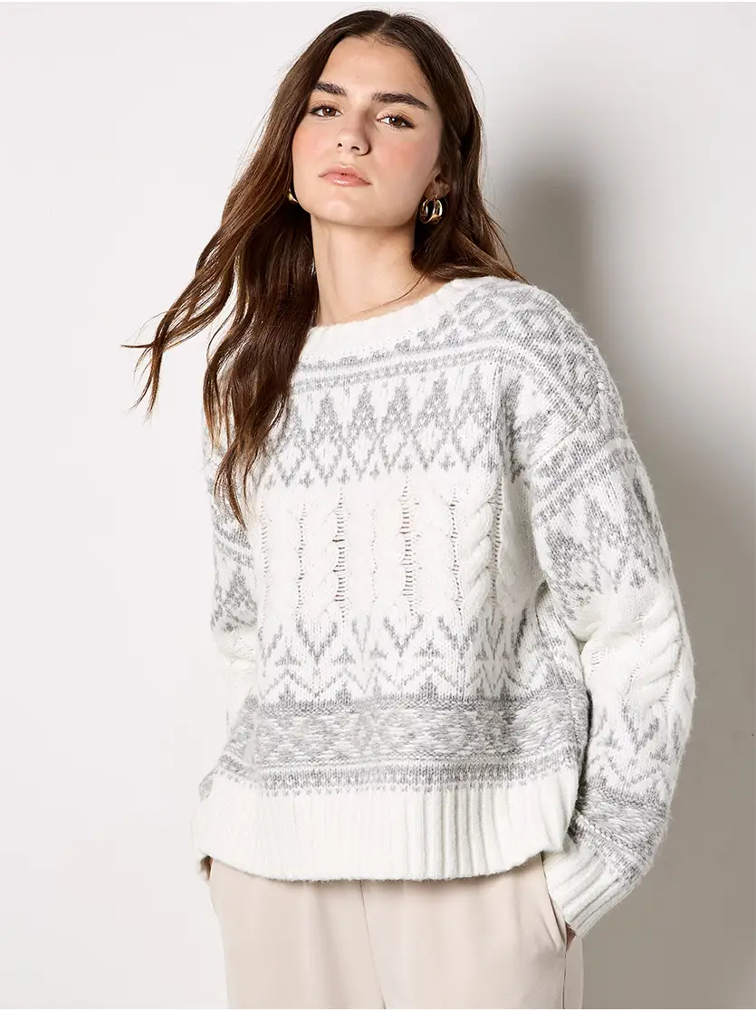 Fair Isle Knit Jumper