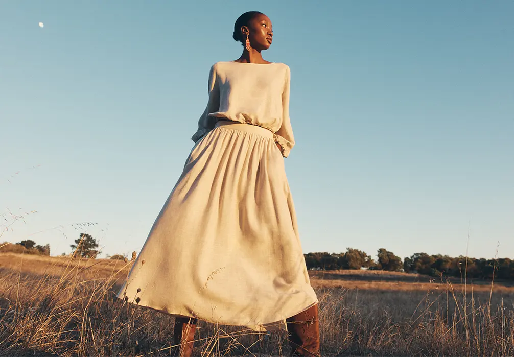 Shop mini, midi, and maxi skirts designed to elevate your everyday wardrobe. From satin and leather to denim and tulle, discover printed, pleated, and sequin-embellished skirts.