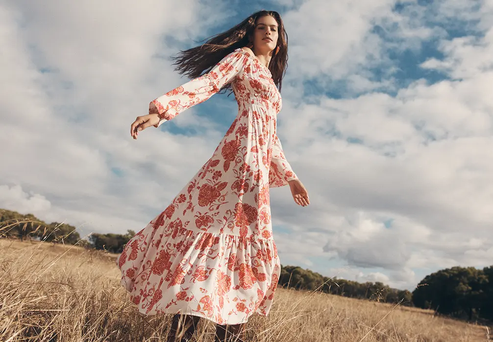 Discover autumn's must-have trends, from boho floral prints and Western-inspired accessories to reimagined denim and sports luxe styles.