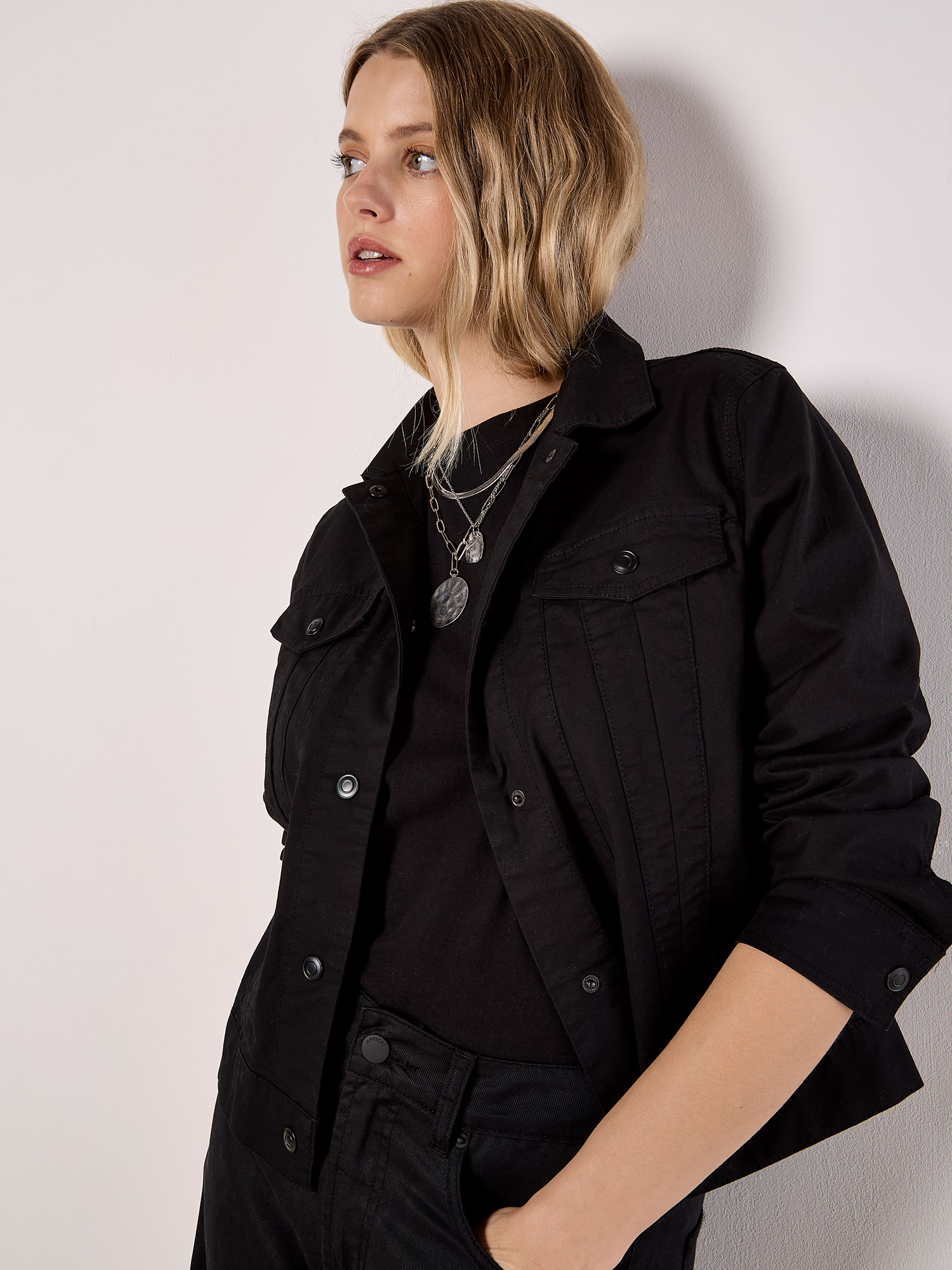 Cotton Cargo Jacket | Apricot Clothing