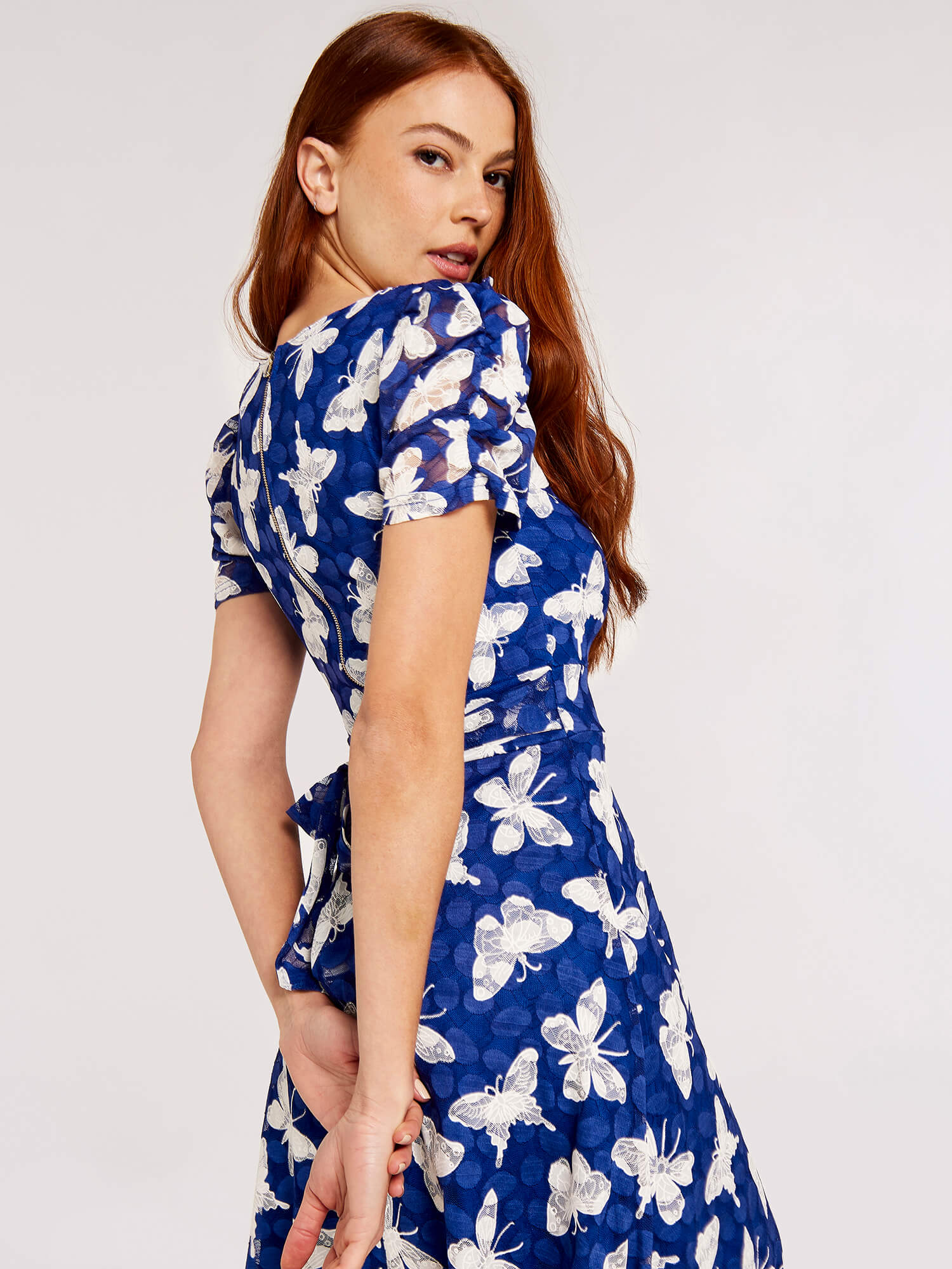 Apricot butterfly best sale dress