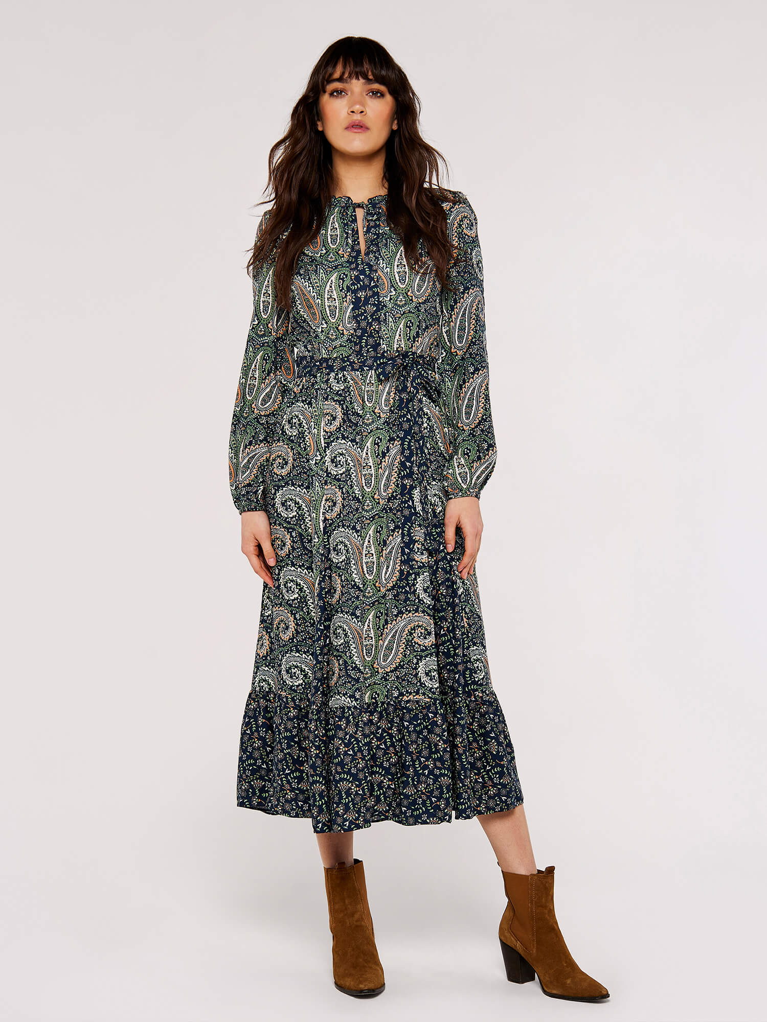 H and m paisley discount dress