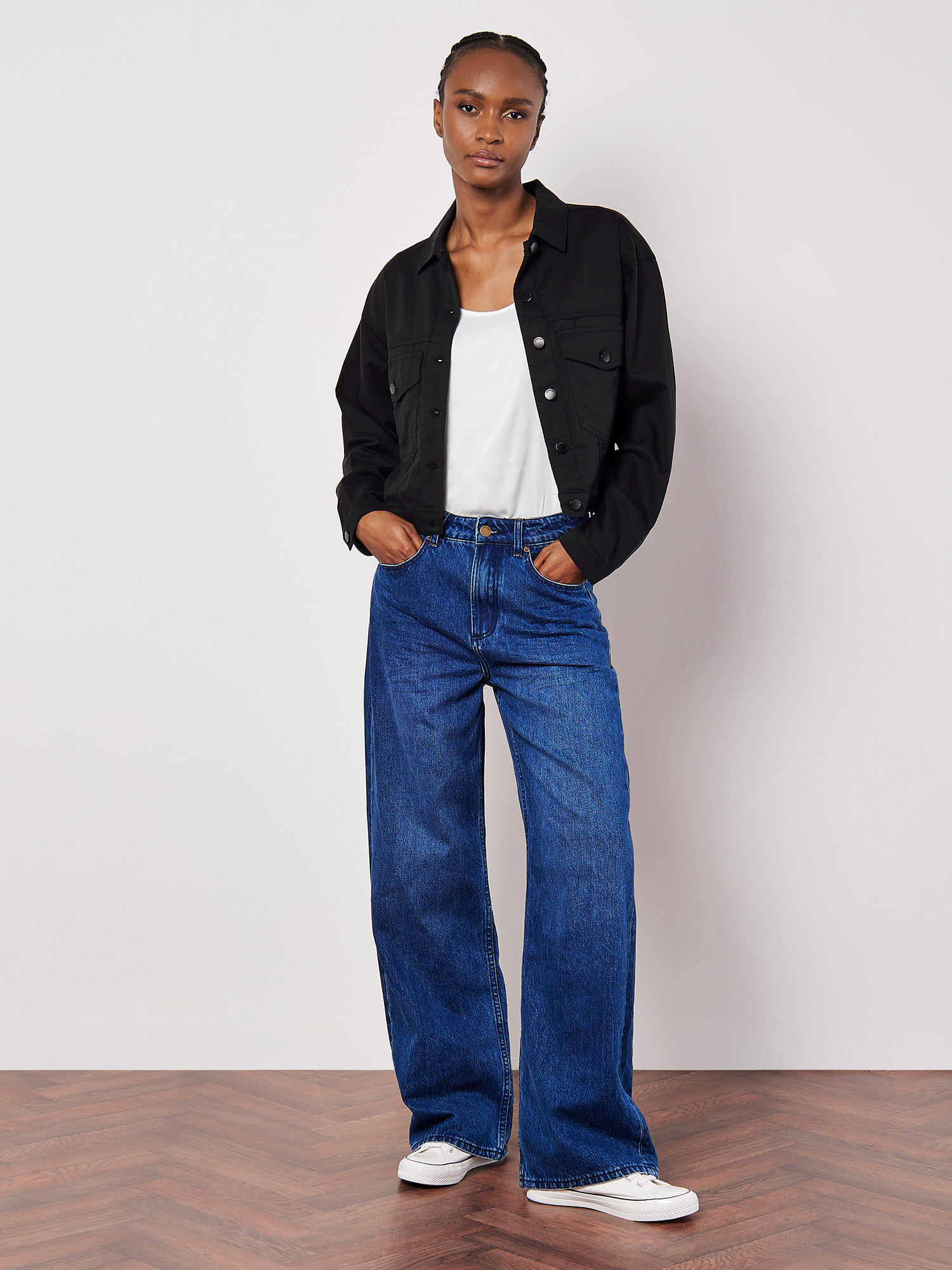 Boxy Twill Jacket | Apricot Clothing