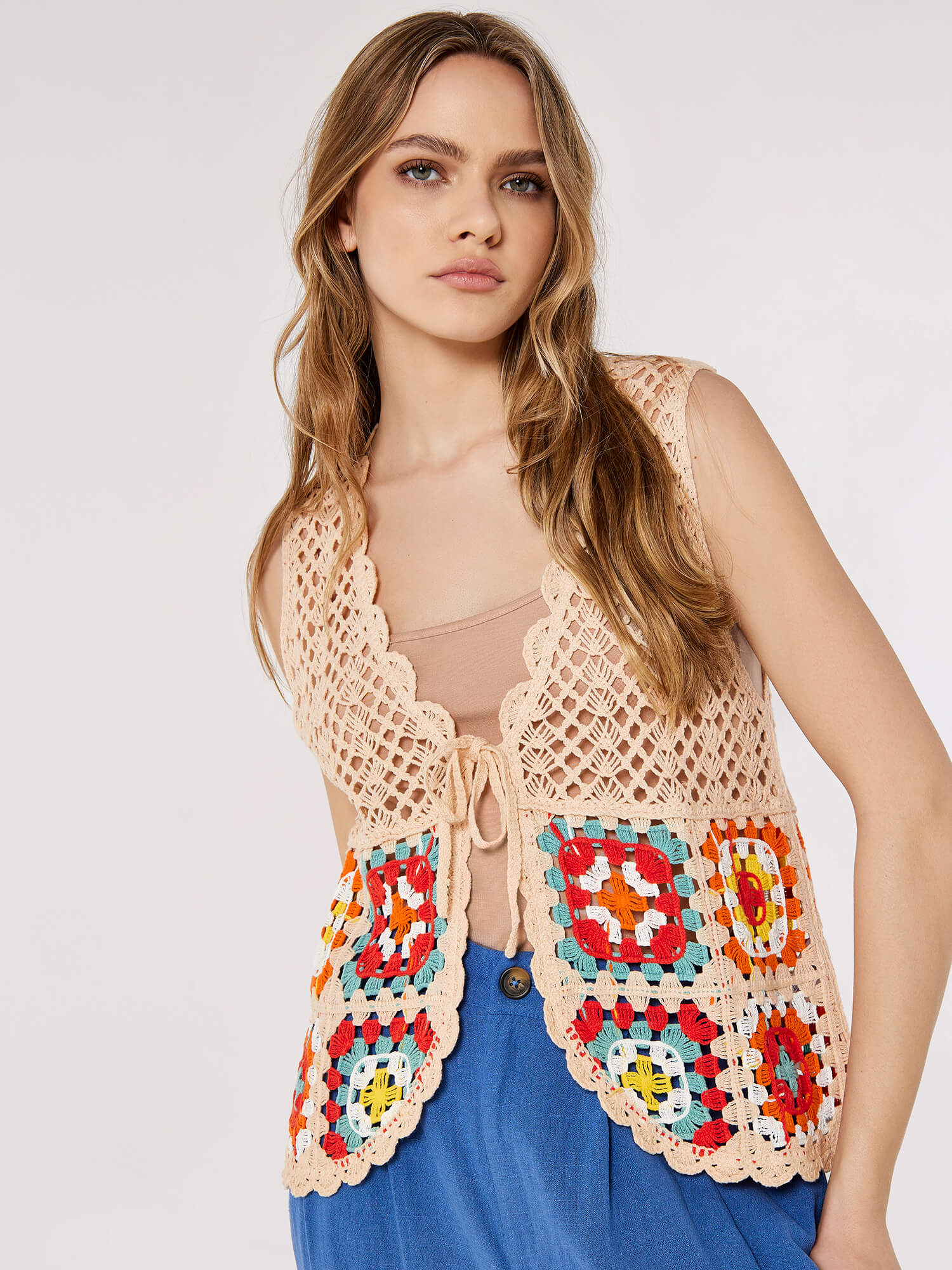 Womens outlet crochet waistcoat