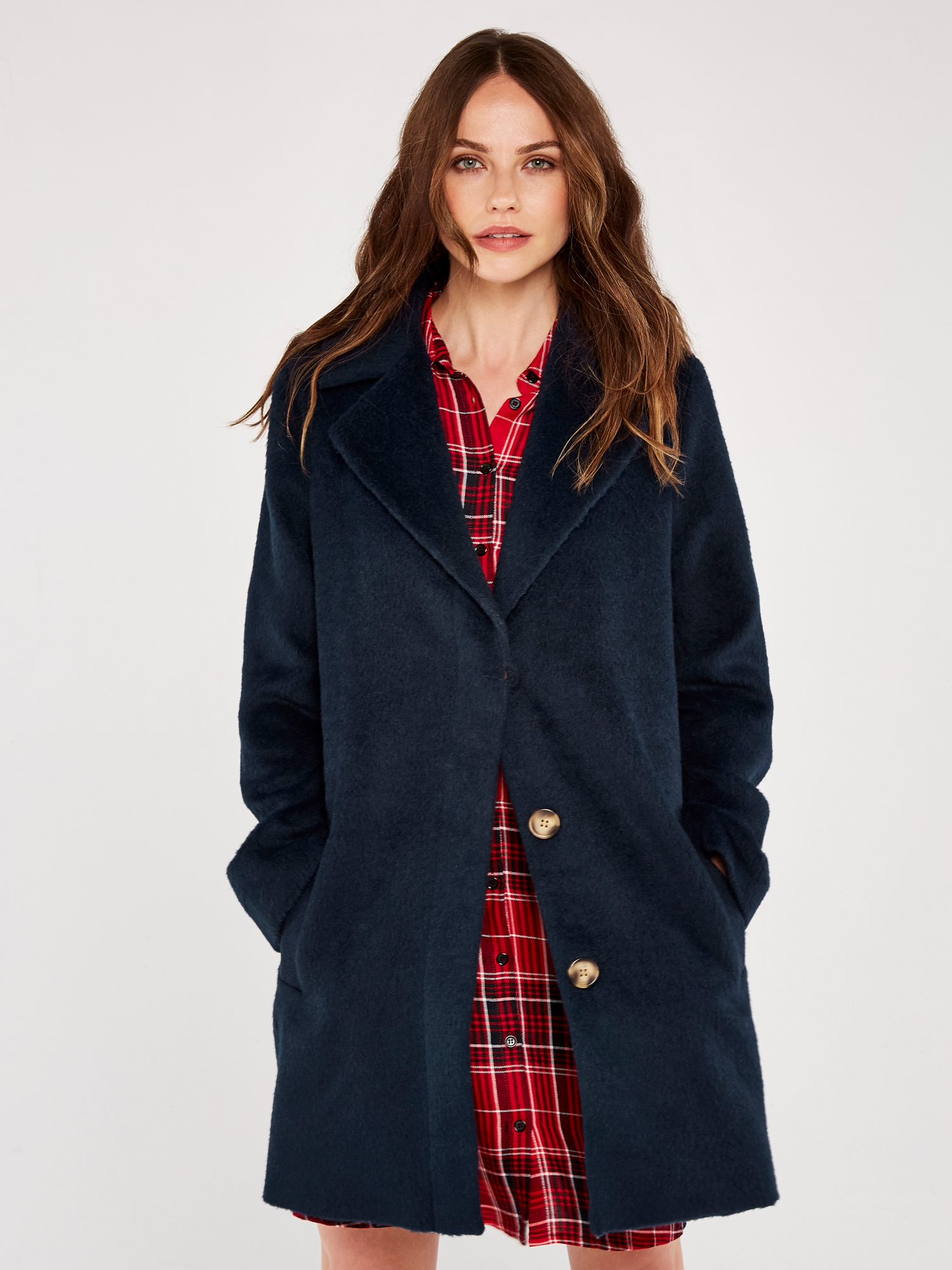 Boyfriend Coat Apricot Clothing