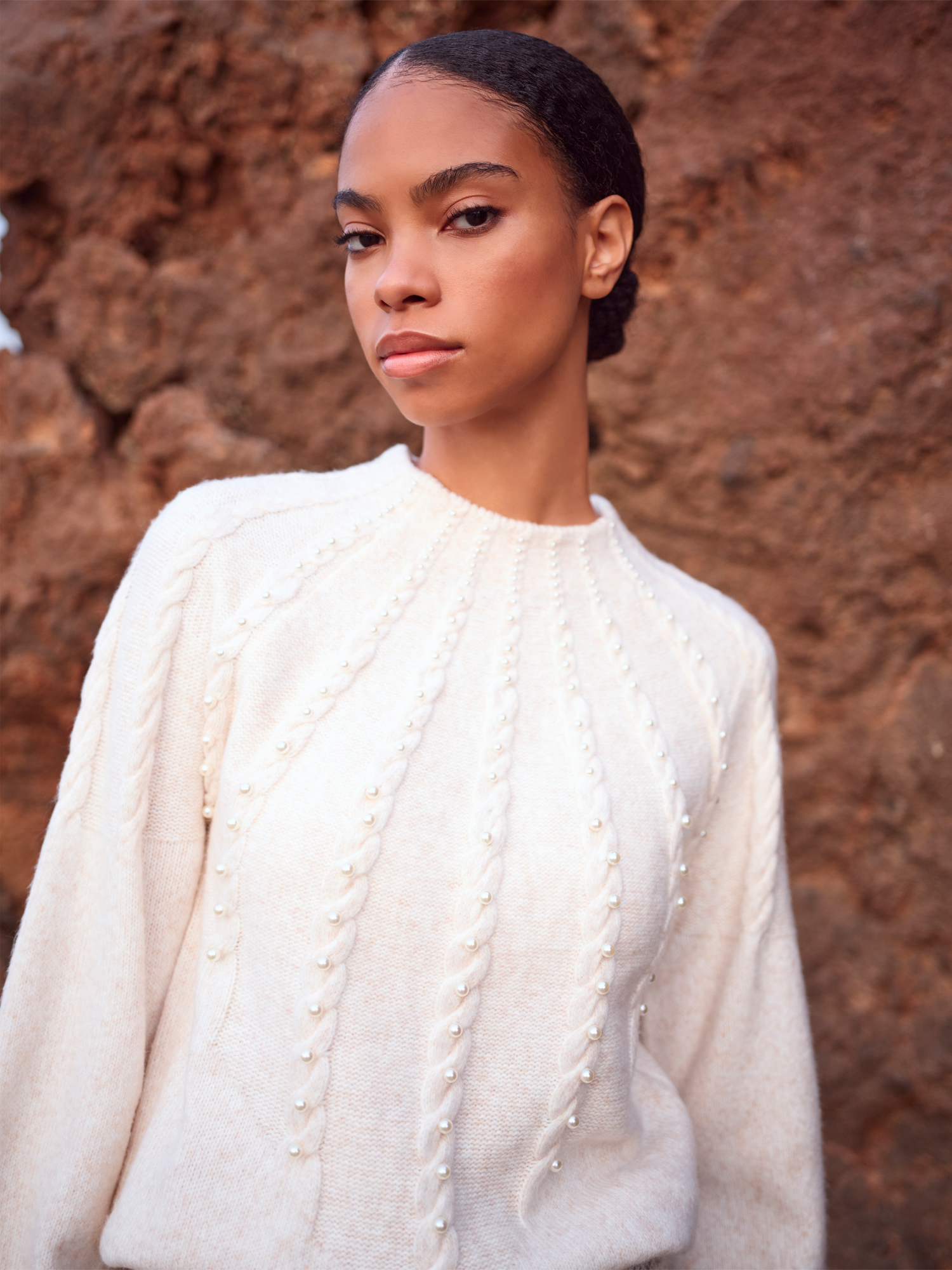 Knitwear with pearls deals