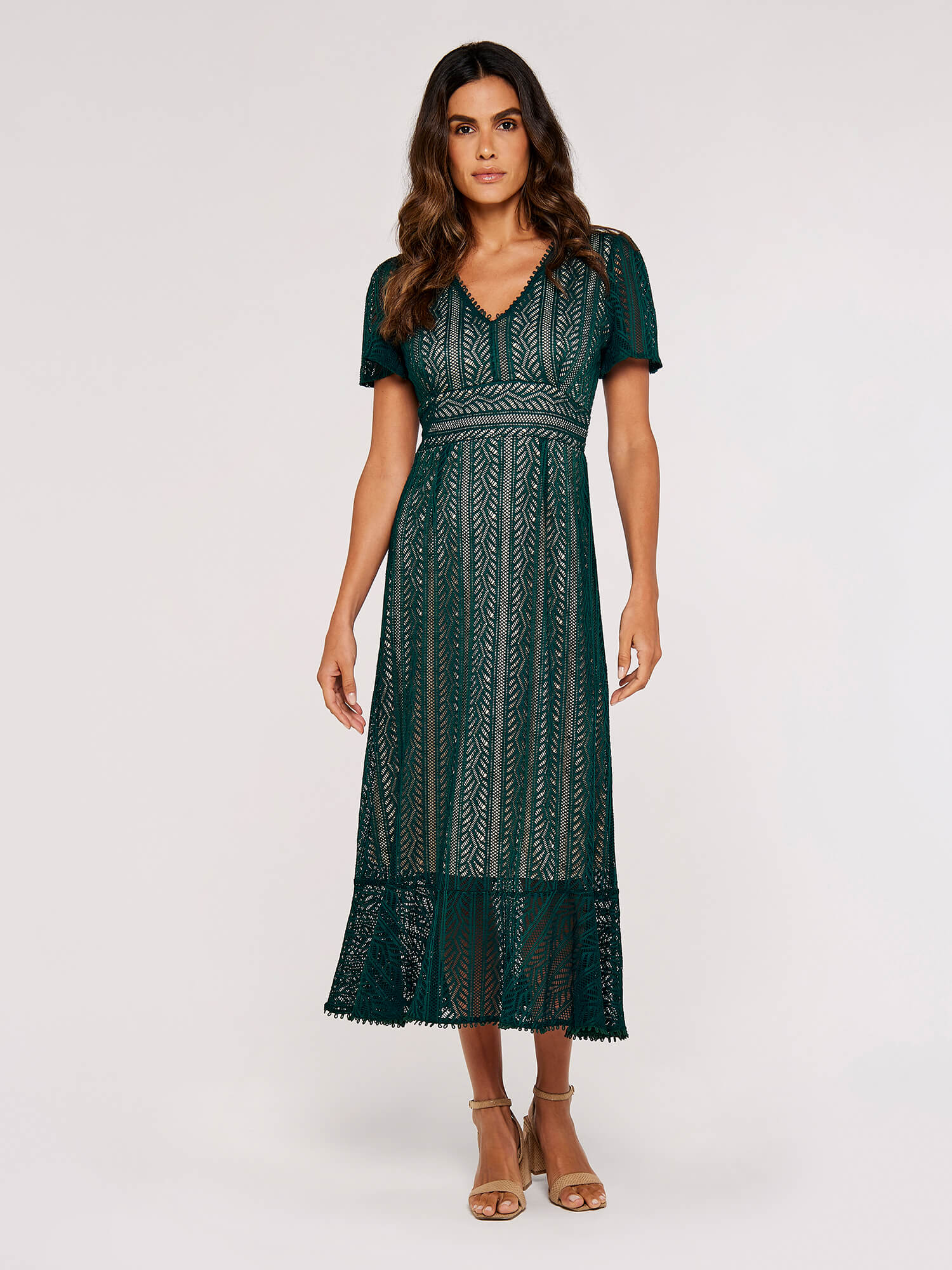 Lace Midi Dress | Apricot Clothing